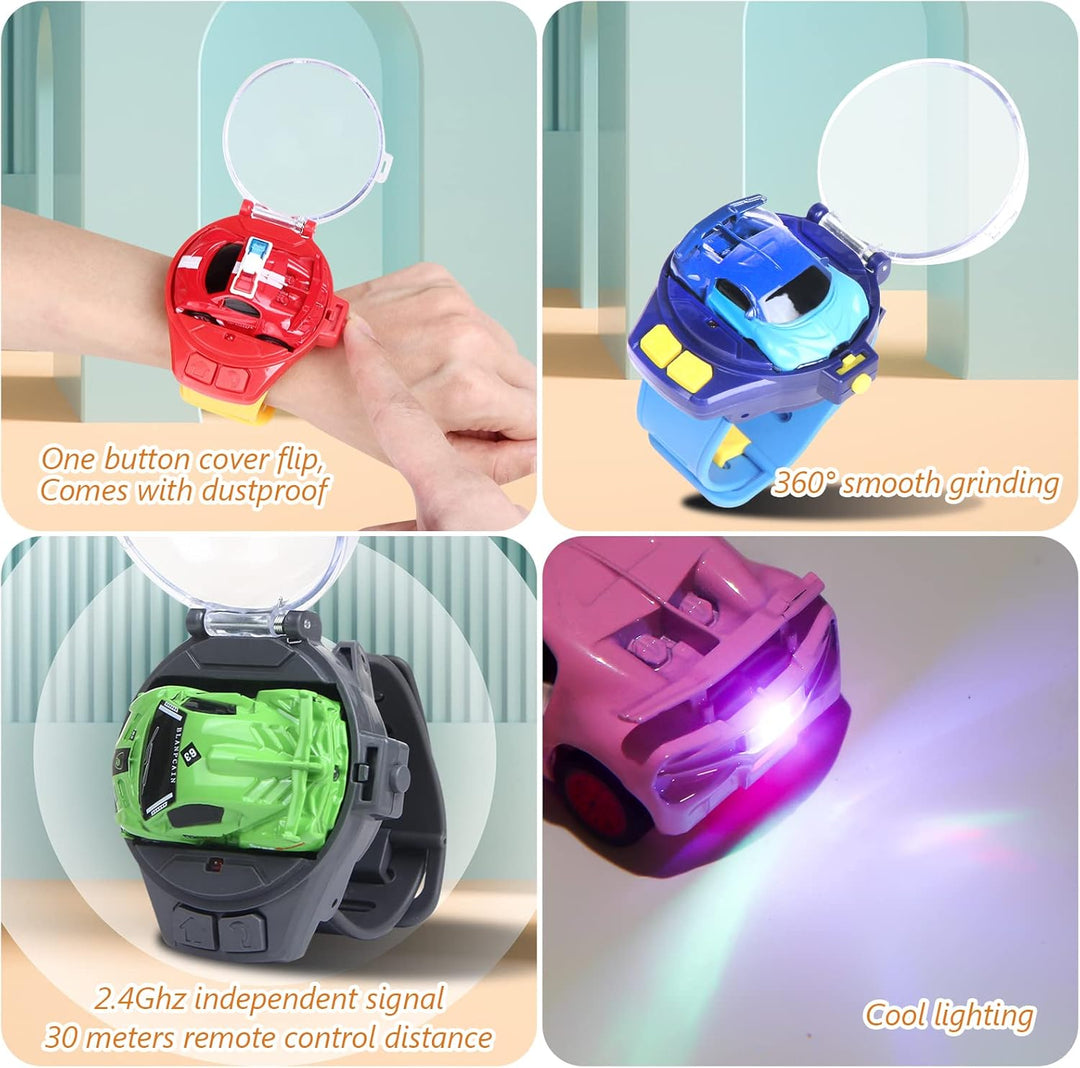 Tomatong Coche de Control Remoto con Reloj 2023 Juguetes con Luz LE...