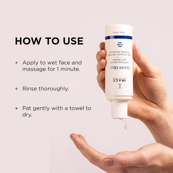 IMAGE Skincare, CLEAR CELL - Gel de limpieza salicílico, lavado fac...