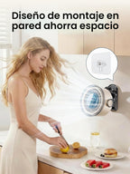 OpenBay Ventilador de clip, ventilador USB recargable con abrazader...