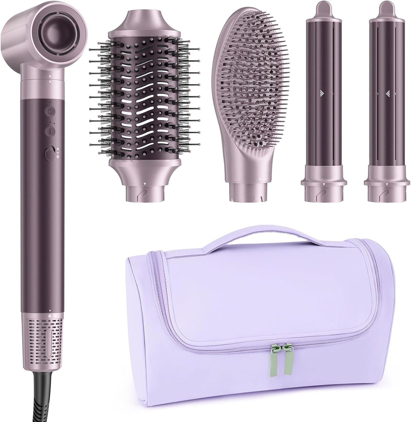 MESCOMB - Cepillo secador de pelo de doble voltaje para viajes \u20...