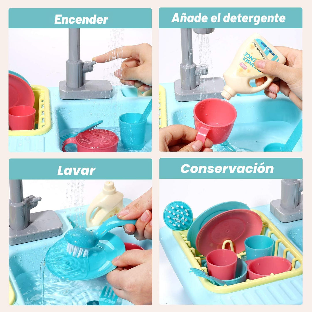 CUTE STONE - Juguetes de fregadero de cocina con cambio de color, j...
