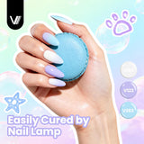 VANREESA Juego de 24 esmaltes de uñas de gel pastel, esmalte de gel...