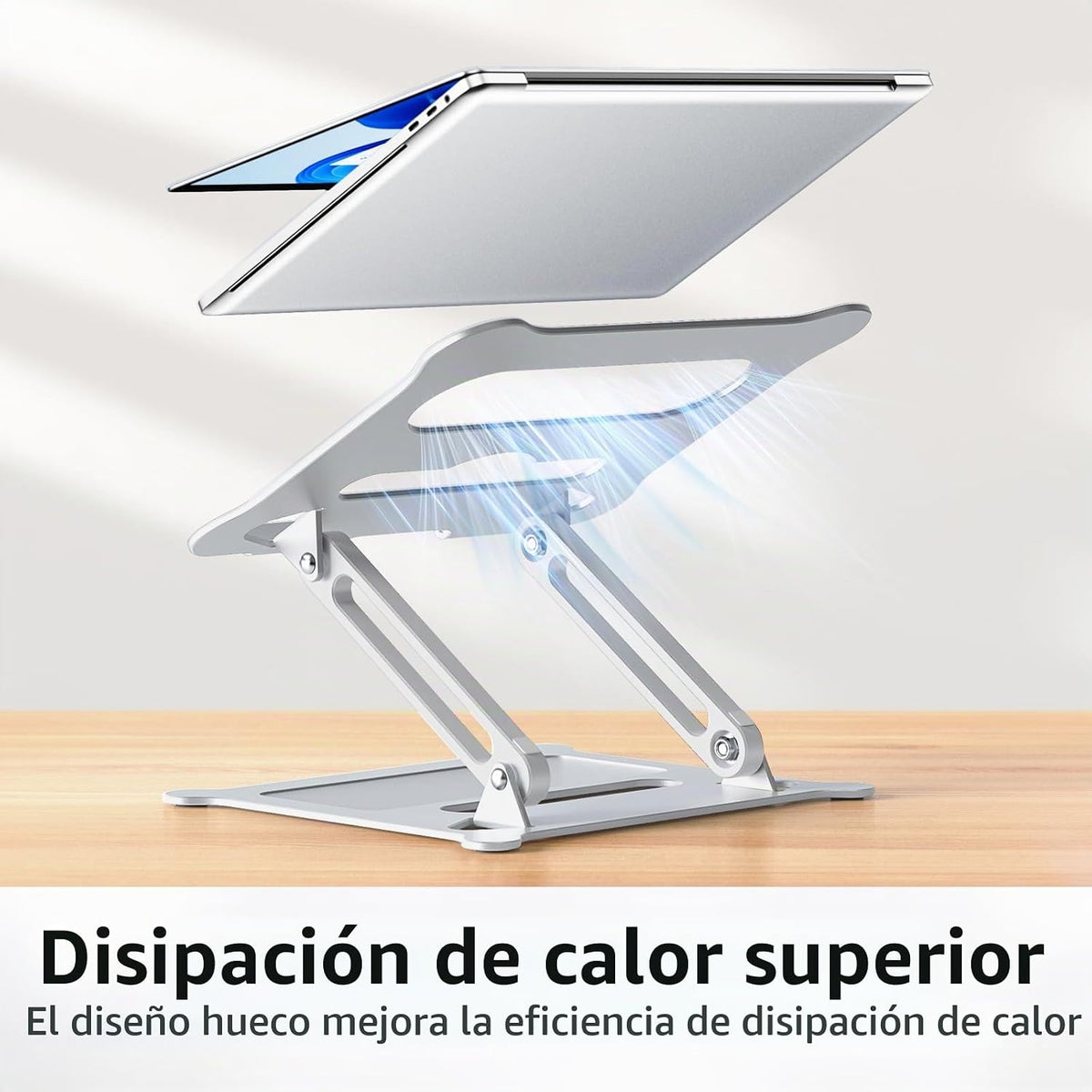 Urmust - Soporte de aluminio ligero para laptop y notebook de hasta...