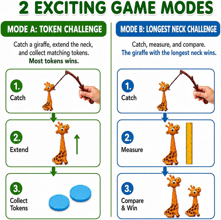 Vohying Catch Giraffe Game para niños a partir de 3 años, juguetes...