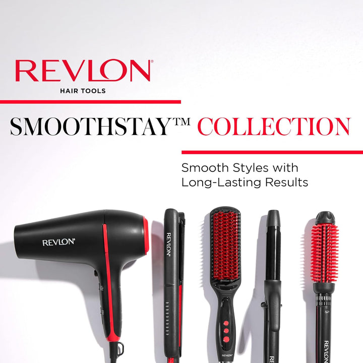 REVLON SmoothStay XL Alisador de Cabello - Cepillo Alisador con Cal...