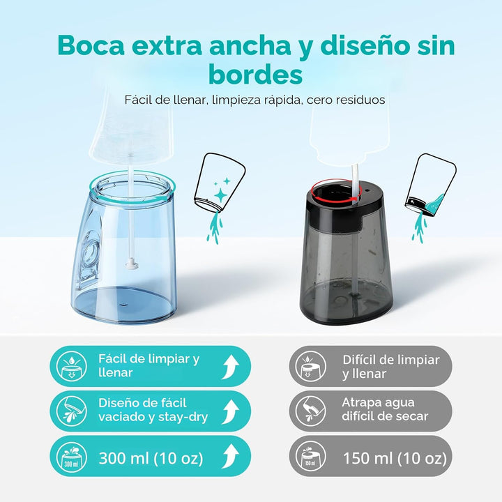 COSLUS Irrigador de agua portátil para dientes: 3 modos y 6 ajustes...