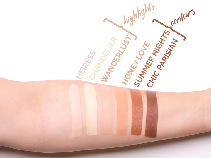 Crema de contorno, para resaltar, set de maquillaje, base para cont...