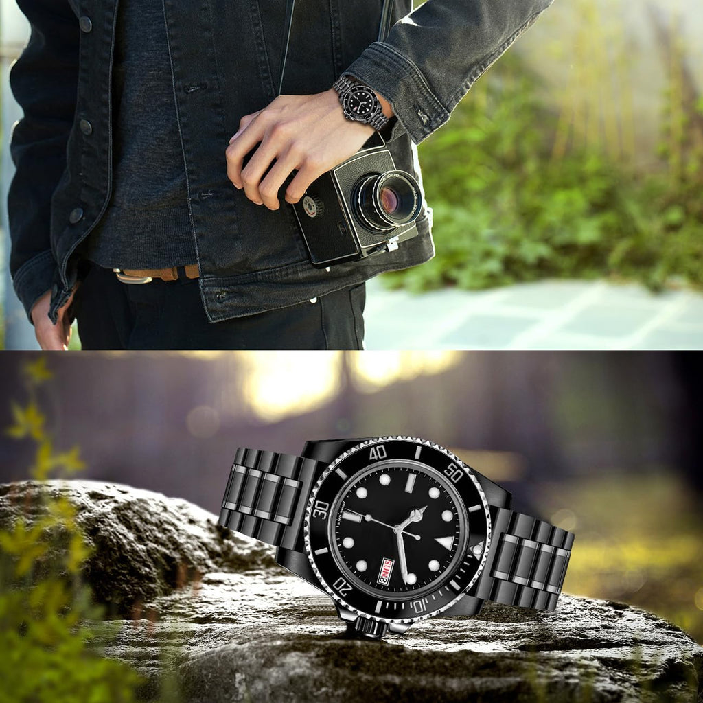 Juntan 20 mm / 22 mm Correa de reloj de acero inoxidable con extremo curvo y extremo recto para hombres y mujeres, correa de reloj de metal, pulsera de repuesto de liberación rápida con hebilla de