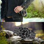 Juntan 20 mm / 22 mm Correa de reloj de acero inoxidable con extremo curvo y extremo recto para hombres y mujeres, correa de reloj de metal, pulsera de repuesto de liberación rápida con hebilla de