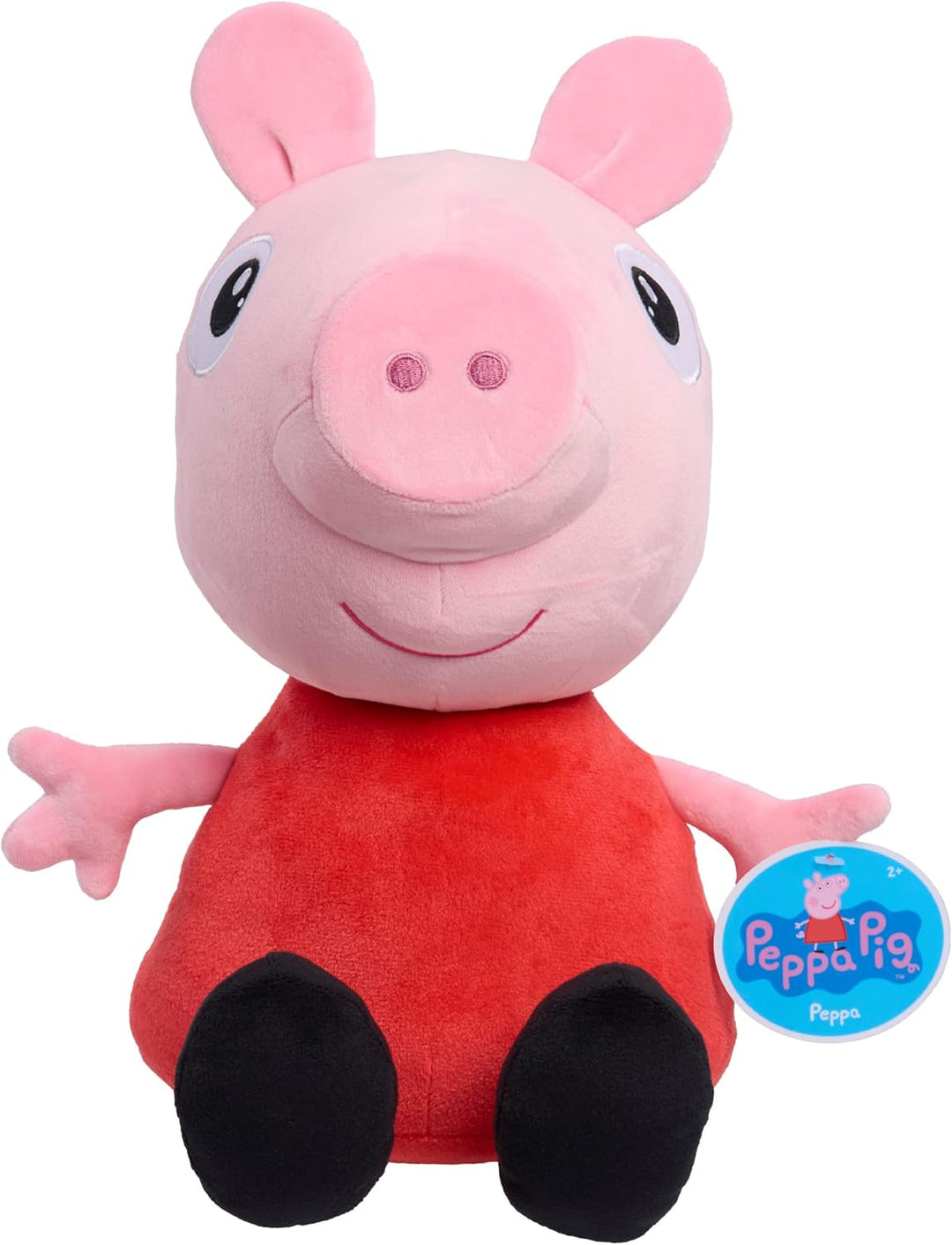 Peppa Pig - Peluche grande con peso de 2 libras, animal de peluche...