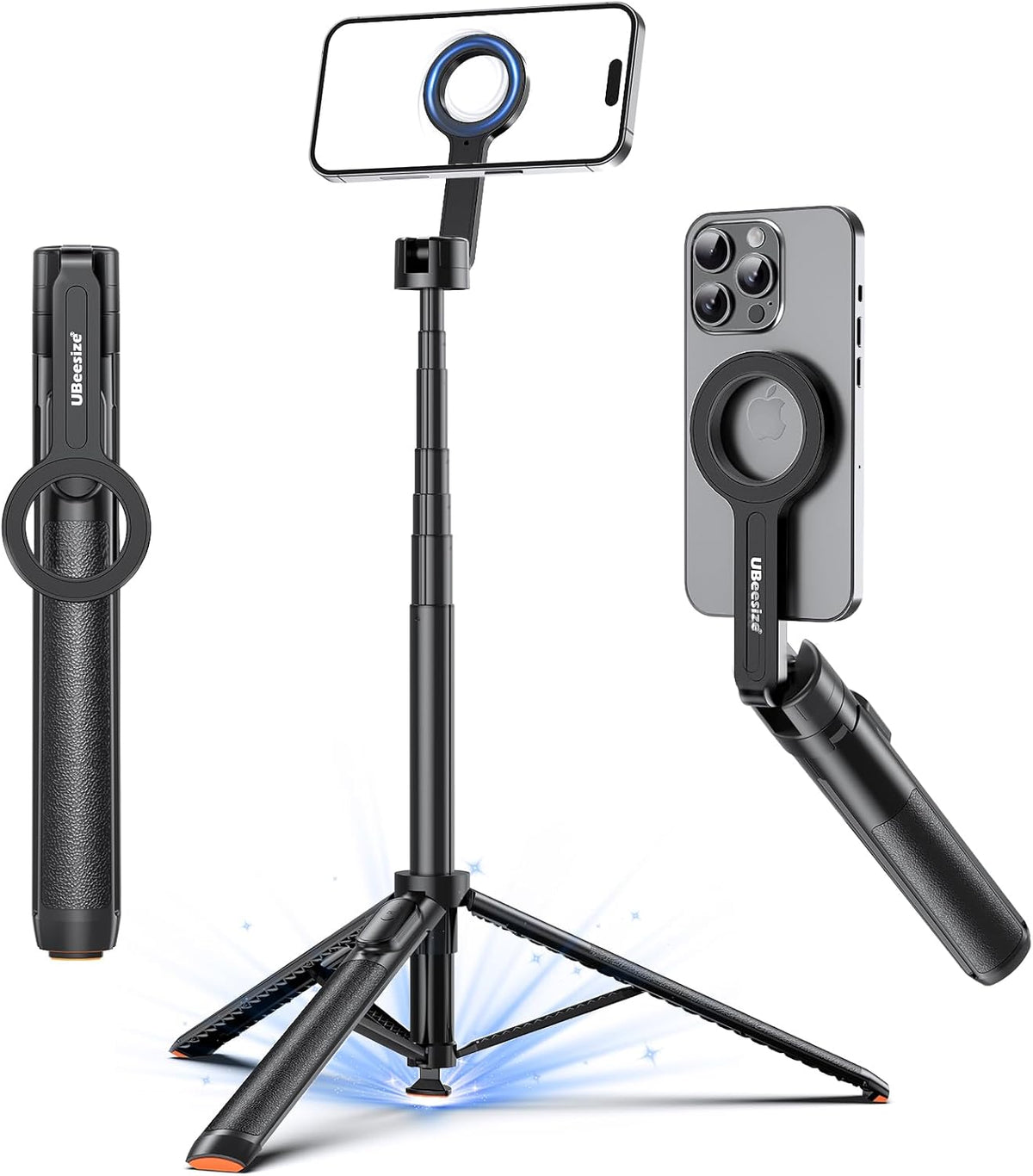 UBeesize Trípode de teléfono MagSafe Selfie Stick de 70 "de apertura