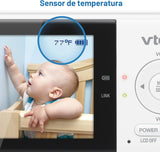 VTech VM819 - Monitor de bebé con cámara y audio, cámara portátil d...