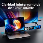 VENTION Transmisor y receptor inalámbrico HDMI Dongle 2.4/5GHz 4K Decording, 131FT /40M, adaptador Bluetooth, conexión de extensor inalámbrico con remitente con Miracast 1080P, negro