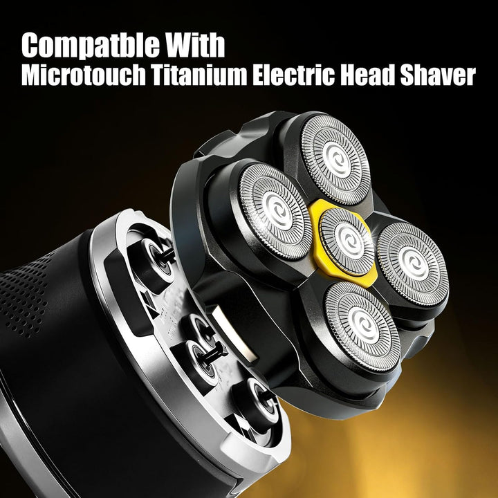 Cabezal de repuesto para afeitadora de titanio MicroTouch, negro, 2...