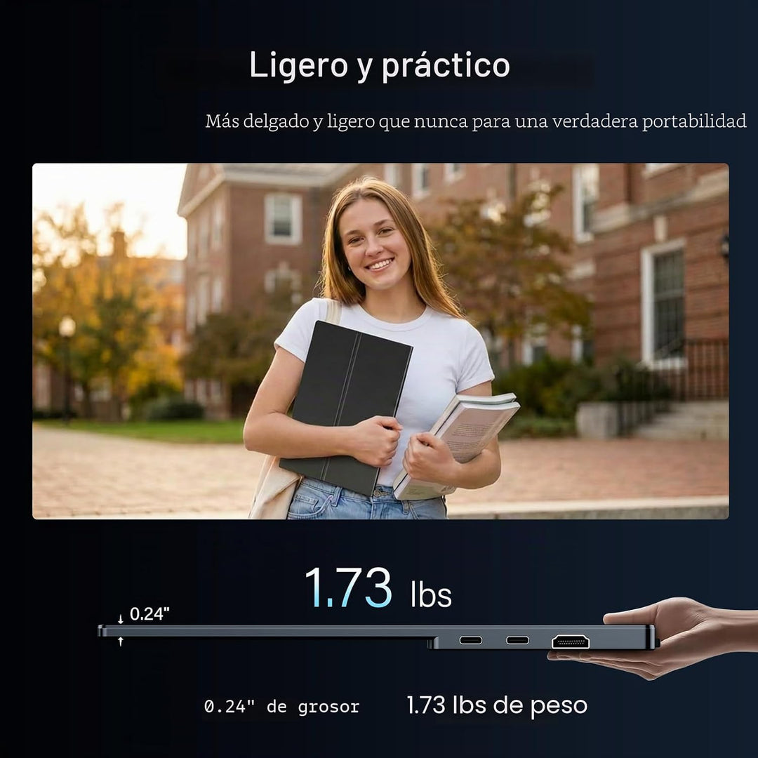 InnoView Monitor portátil 2K para portátil 15.6 "2560 × 1440 QH...