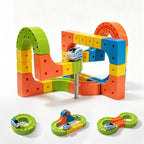 Juego de 81 piezas de tren eléctrico para niños de 3, 4, 5, 6 a 10