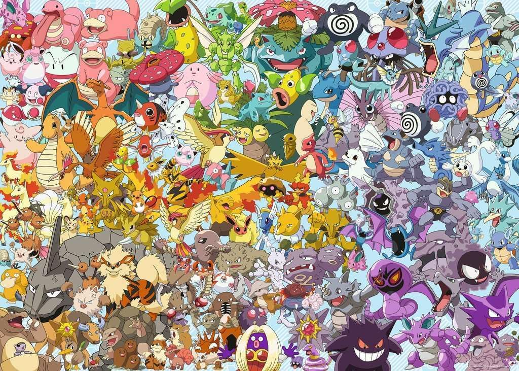 Ravensburger Pokémon - Rompecabezas de desafío de 1000 piezas para adultos y niños a partir de 12 años