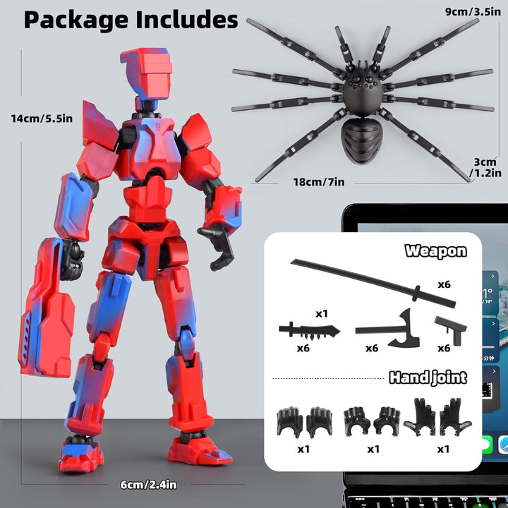 Conjunto de Figuras de Acción T-Spider13 - Figura de Acción Titan 1...