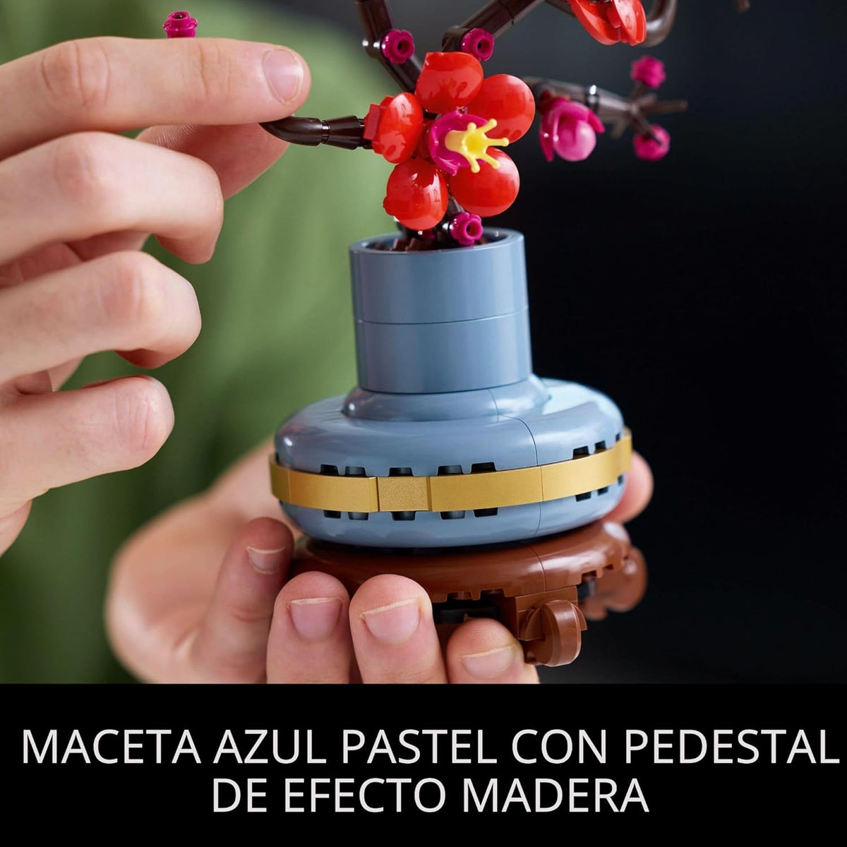 LEGO Botanicals 10369 - Juego de construcción de flor de ciruelo para adultos, flor artificial para centro de mesa, sala de estar, decoración del hogar, a partir de 18 años, kits de manualidades, regalo para cumpleaños, 10369
