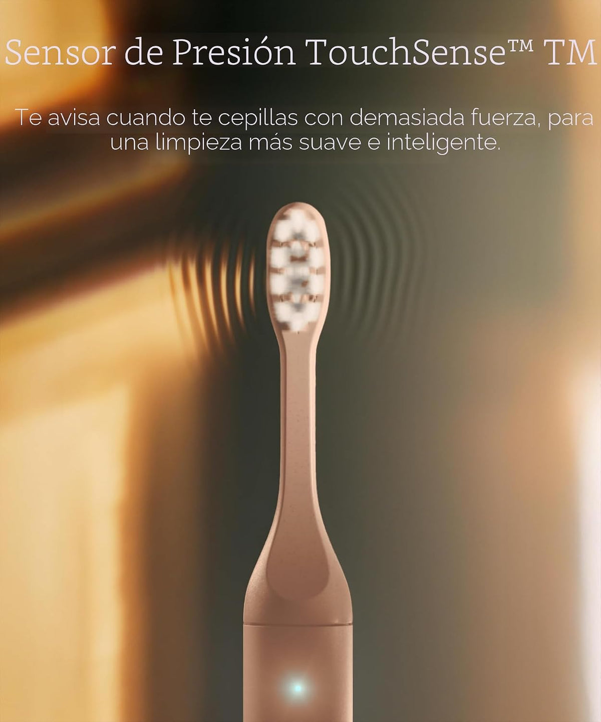 SURI 2.0 Nuevo cepillo de dientes eléctrico Sonic con sensor de presión | 1 mes + batería | Cepillo de dientes eléctrico para adultos | Cepillos de dientes de viaje | Cepillo de dientes | Rosa