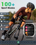 Reloj inteligente militar GPS integrado, llamadas Bluetooth, para iPhone y