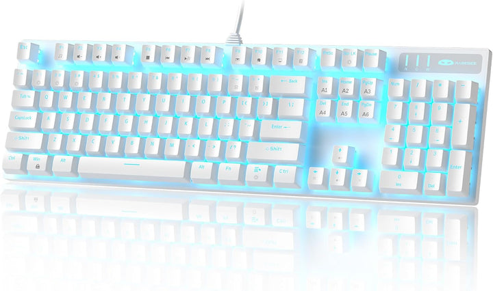 MageGee Teclado Mecánico para Juegos, Teclado USB con Cable con Ret...