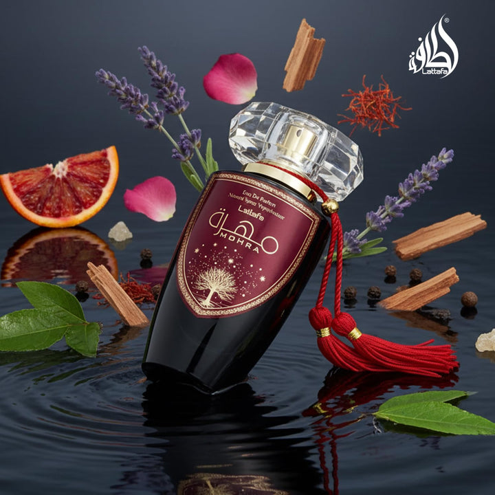 Lattafa Mohra para Unisex Eau de Parfum en Spray, 3.4 onzas \/ 100 ml