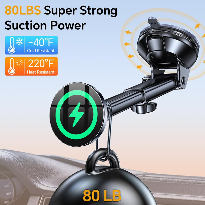 Coolpow para Soporte de Coche con Cargador MagSafeImán