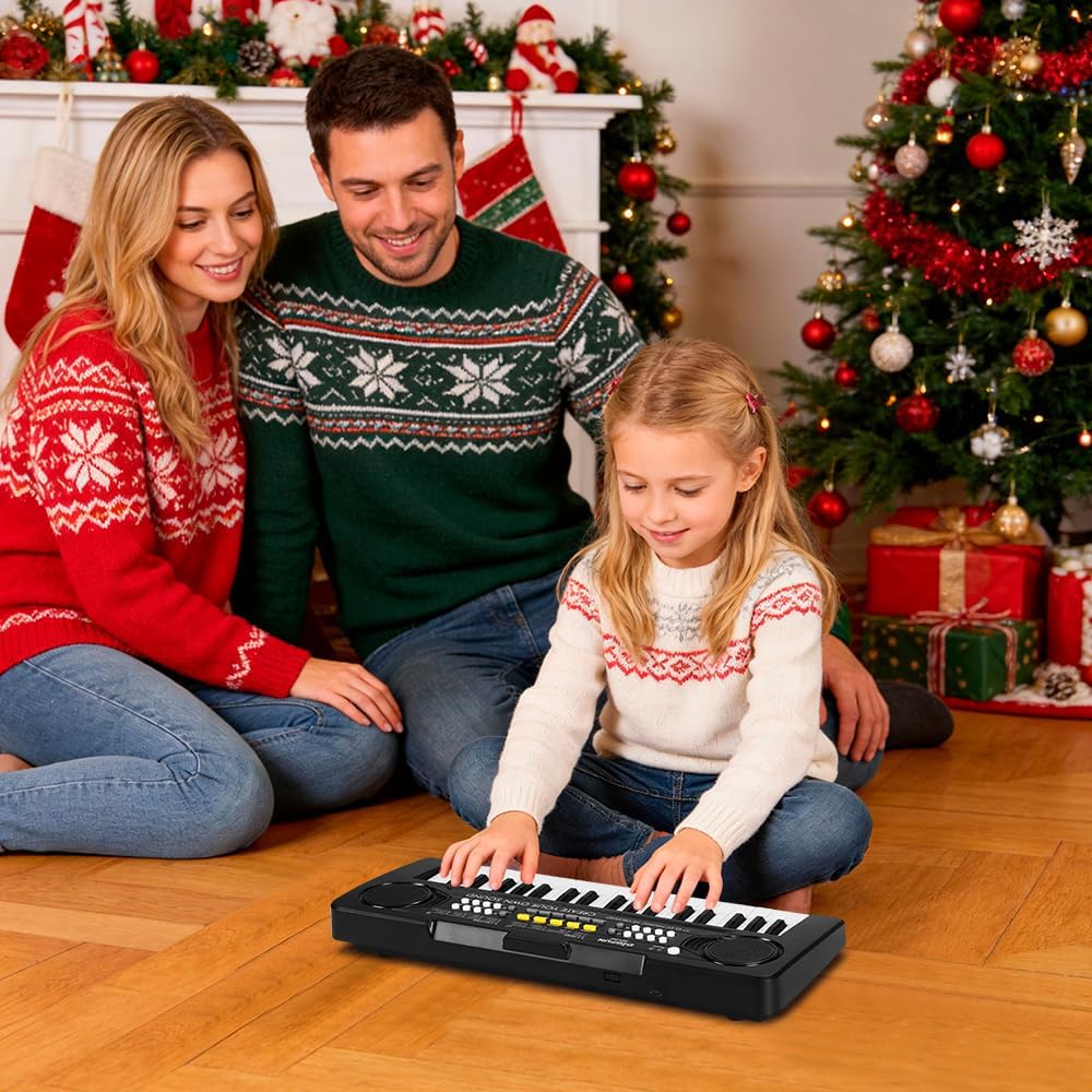 Piano de teclado para niños, BIGFUN de 37 teclas para niños pequeños
