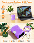 Microscopio portátil digital 1000X para niños, juguetes y regalos