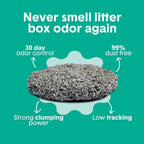 Boxie Premium - Arena para gatos perfumada para gatos durante más de 30 días, 16 libras
