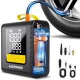 Auxpower Inflador de neumáticos H4, compresor de aire portátil, bom...