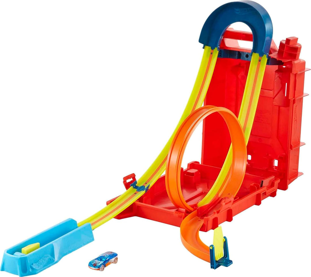 Conjunto de Juego Hot Wheels Track Builder de Juego Ilimitado Caja...