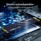 fanxiang SSD NVMe de 500 GB, PCIe Gen4 M.2, hasta 4700 MB\/s, SSD i...