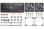 Noctua NF-A14x25 G2 PWM Sx2-PP chromax.Black, Juego de Ventiladores