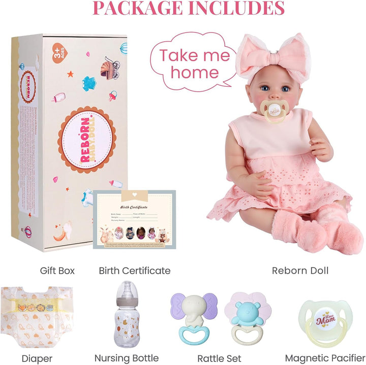 BABESIDE Muñecas de bebé Reborn \u2013 Muñeca realista de cuerpo su...