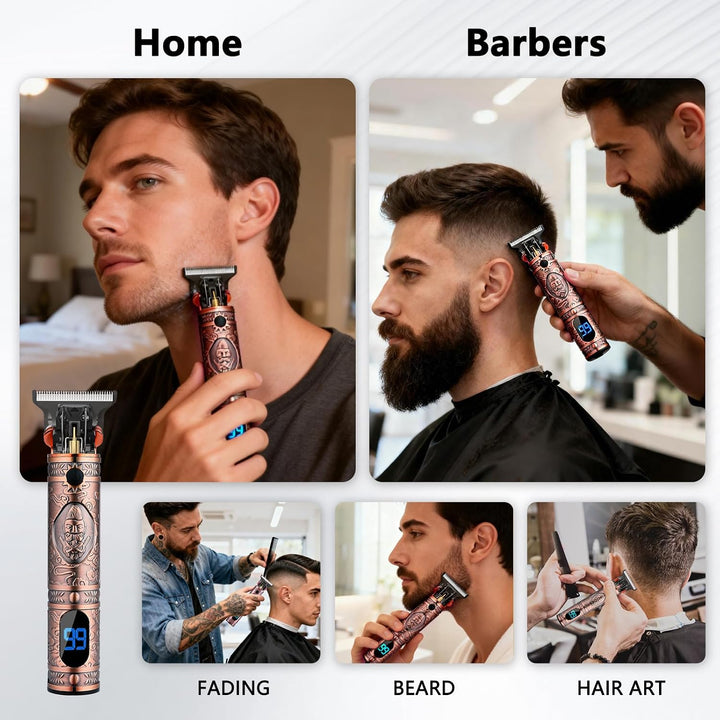 AMULISS Cortadora de pelo profesional para hombre, cortadora de pel...