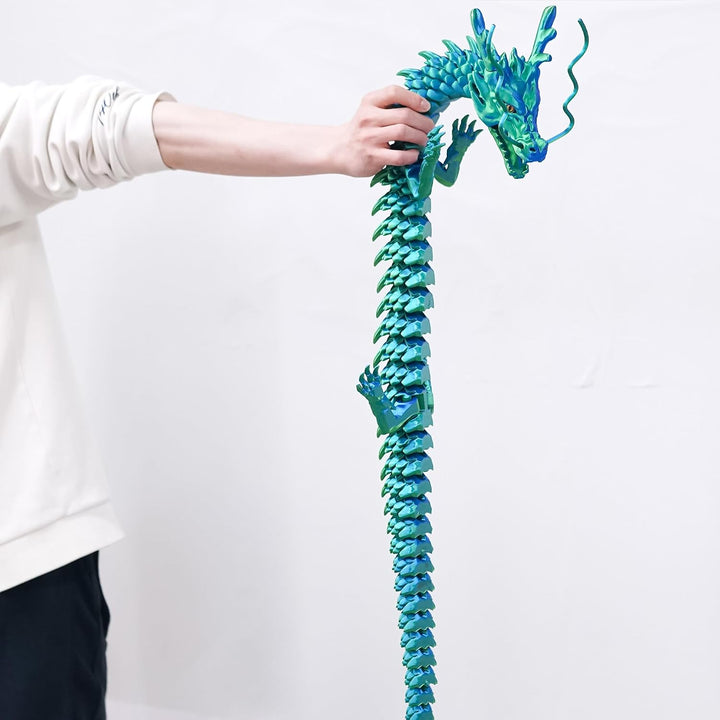 Modelos de dragón impresos en 3D súper grandes de 47.3 pulgadas, fi...