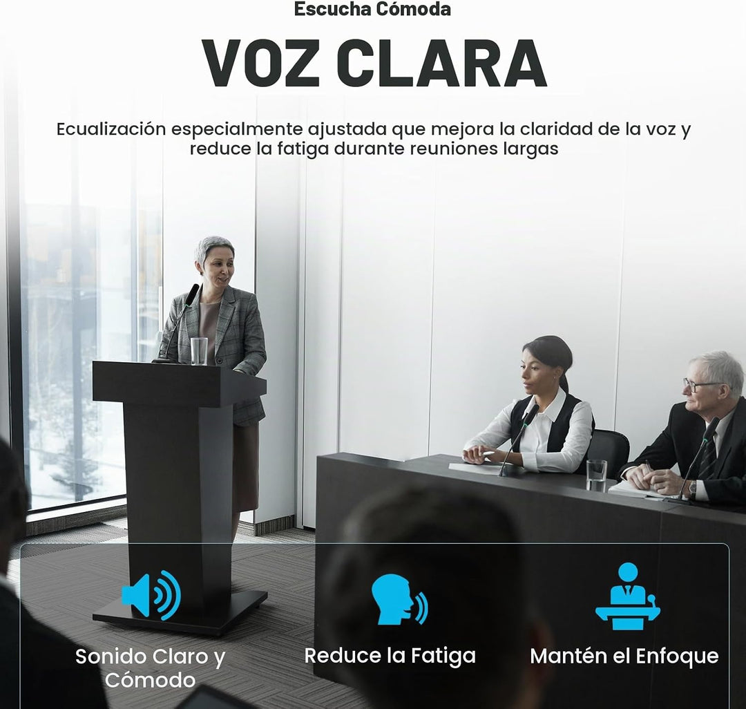 Phenyx Pro Sistema de Micrófono Inalámbrico para Conferencia, Micró...
