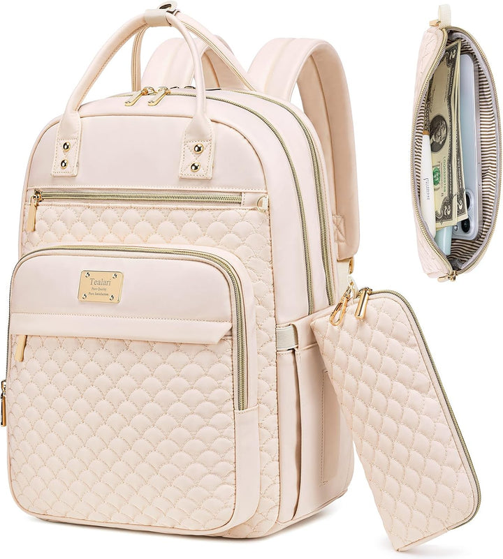 Mochila Tealari para laptop para mujeres, mochila para laptop de 15...