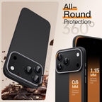 JETech Funda delgada de fibra de aramida para iPhone 18 Pro/17 Pro