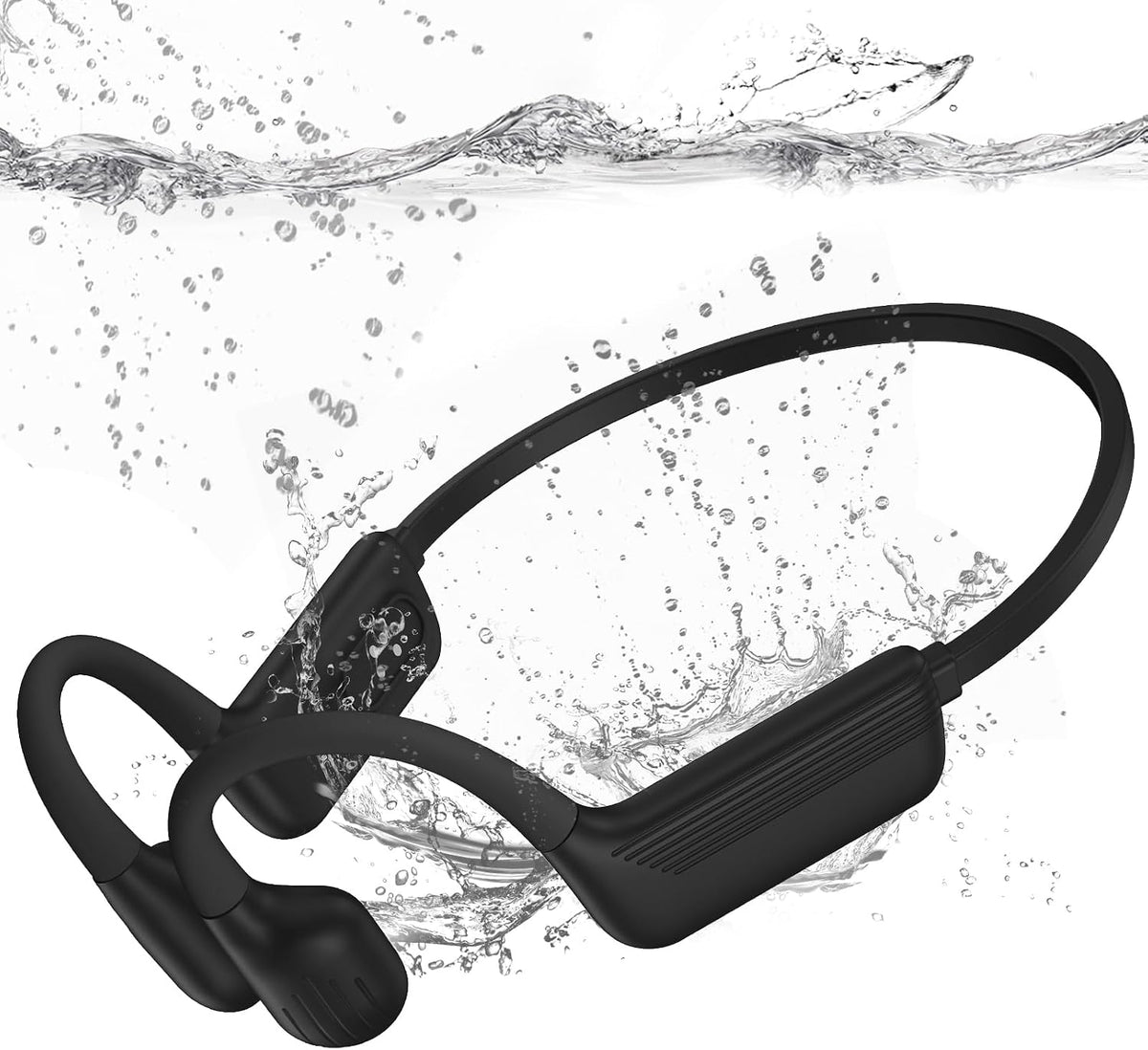 Auriculares de natación de conducción ósea, IP68 Auriculares de natación