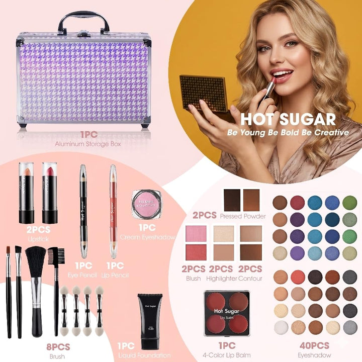 Kit de maquillaje Hot Sugar para niñas de 10 a 12 años, juego de ma...