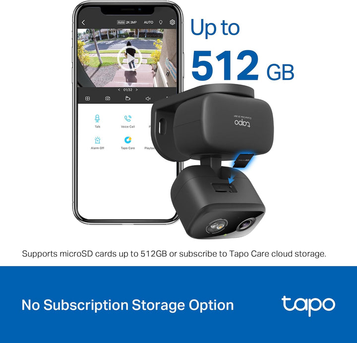Tapo - Cámara de seguridad de 2K 3MP con inclinación para interiore...
