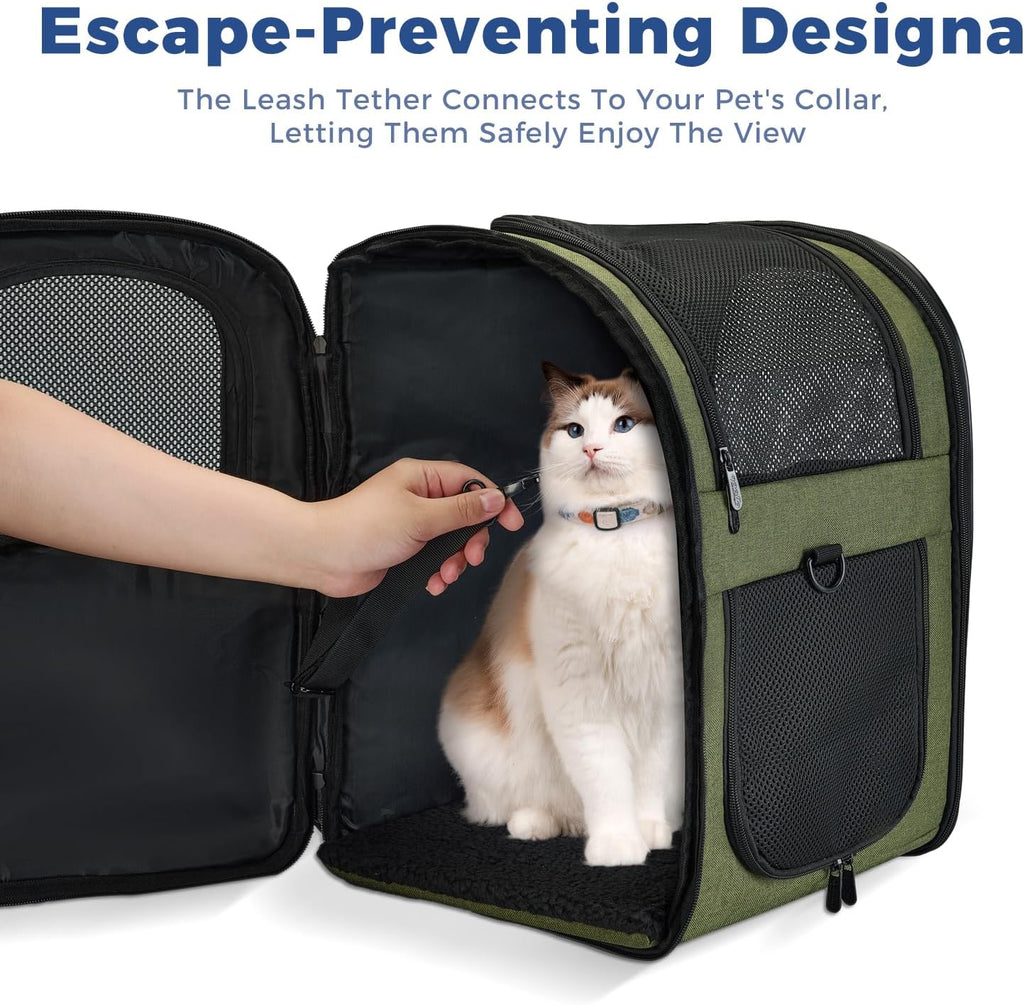 Apollo Walker - Mochila portadora para gatos, marco de soporte