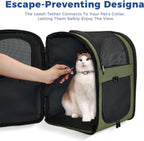 Apollo Walker - Mochila portadora para gatos, marco de soporte
