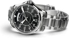 Hamilton Reloj de vestir suizo "Khaki Aviation" automático de acero inoxidable, color: plateado, modelo: H64615135