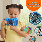 VTech KidiZoom Camera Pix FX con efectos de lente giratorios, color azul