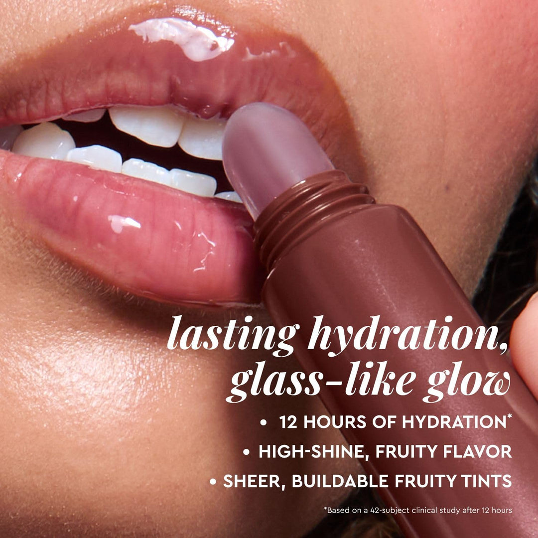 Glow Recipe Tratamiento labial de bálsamo de vidrio, bálsamo labial...