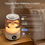 LEVOIT Humidificador inteligente para dormitorio, 4.2L llenado superior